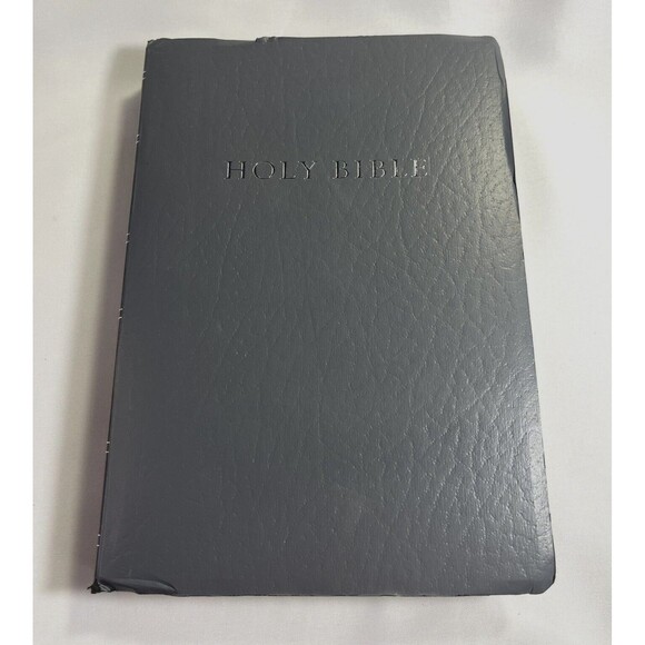 Holman HCSB Christian Holy Bible 2009 Charcoal Grey New No Writing - Picture 1 of 9